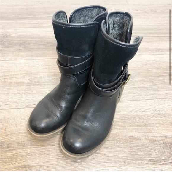 Lucky brand black leather Declann boots - Picture 3 of 8